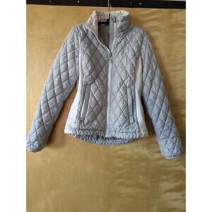 Marmot Quilted Insulated Winter Jacket Ski Snow Gray White Puffer Women's Small